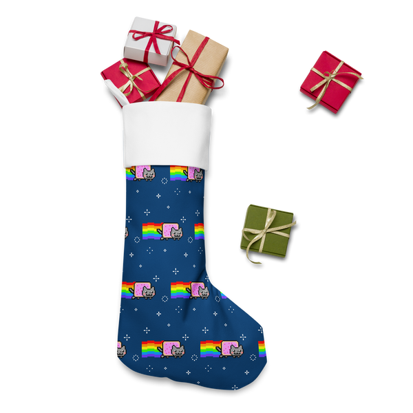 Nyan Cat Christmas stocking (sock)