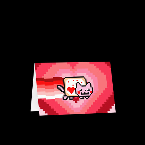 Lovely Nyan Cat Greeting card