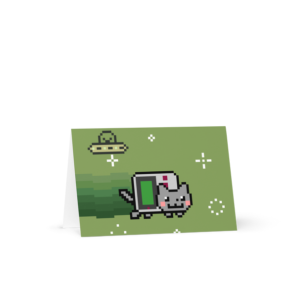 Nyantendo Cat Greeting card
