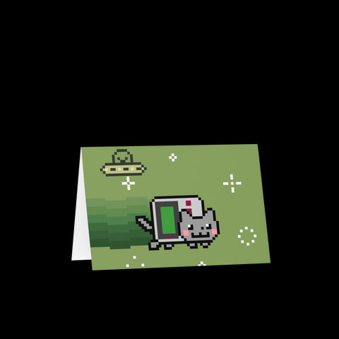 Nyantendo Cat Greeting card