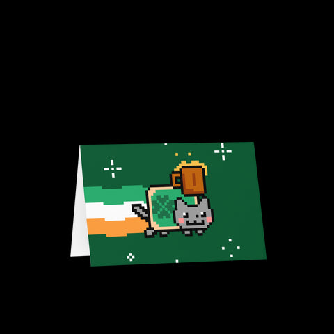 Lucky Nyan Cat Greeting card