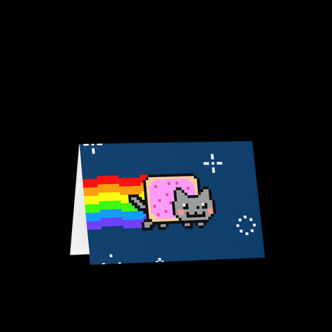 OG Nyan Cat Greeting card