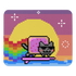 Surfing Nyan Cat Mouse pad