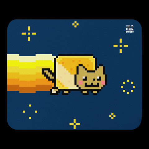 Golden Nyan Cat Mouse pad