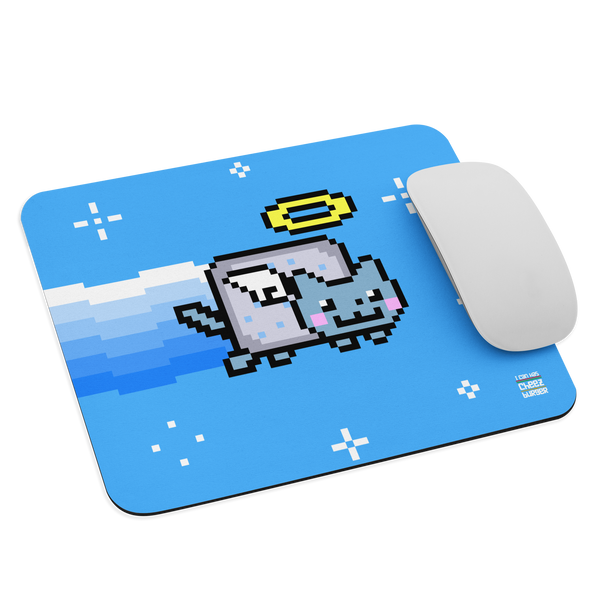Angelic Nyan Cat Mouse pad