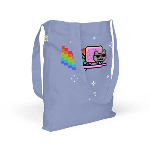 Surfing Nyan Cat Tote Bag