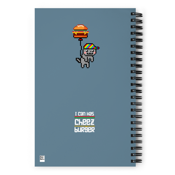 Fancy Nyan Cat Spiral notebook