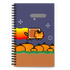 Pumpkin Nyan Cat Spiral notebook