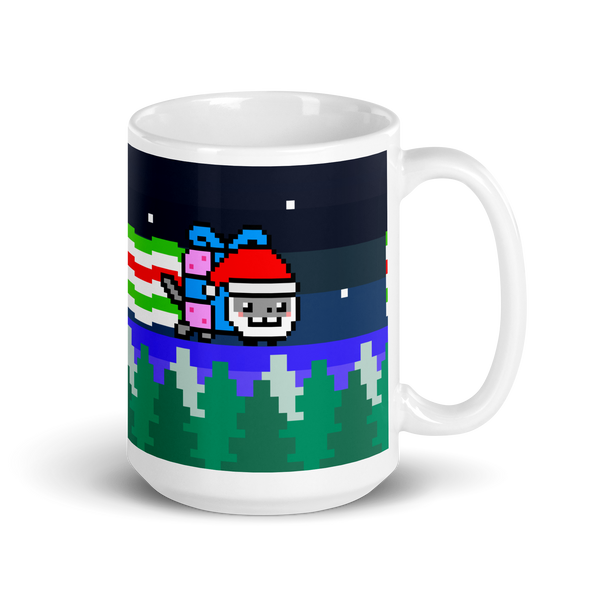 Santa Nyan Cat Mug