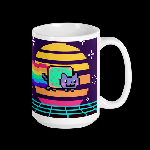 Vaporwave Nyan Cat Mug