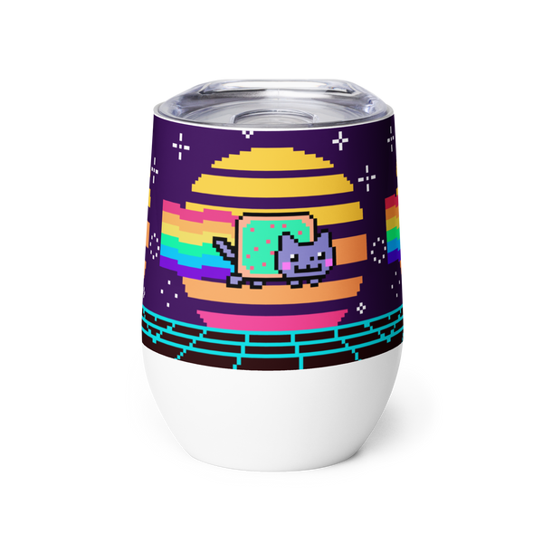 Vaporwave Nyan Cat Tumbler