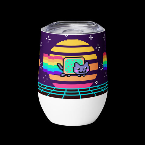 Vaporwave Nyan Cat Tumbler