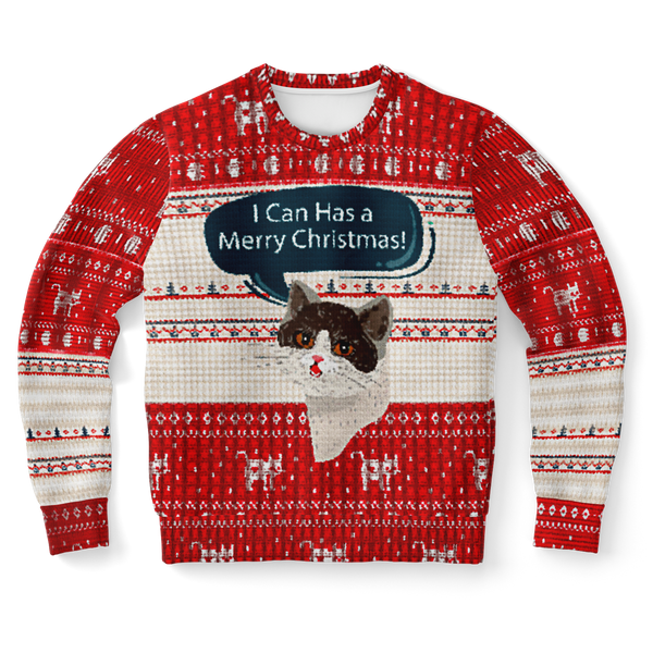 ICanHas a Merry Christmas? Ugly Sweatshirt
