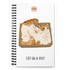 Stuffed Cat-In-A-Box Spiral notebook